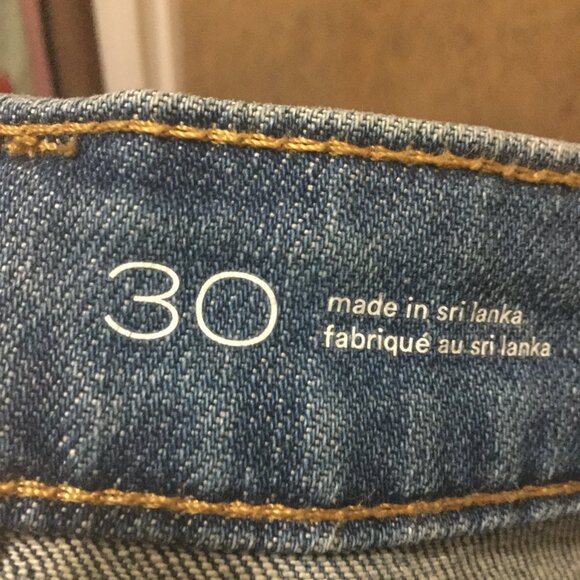 Pilcro jeans size 30 barrel/wide leg excellent used condition worn 2 times denim - Picture 7 of 7